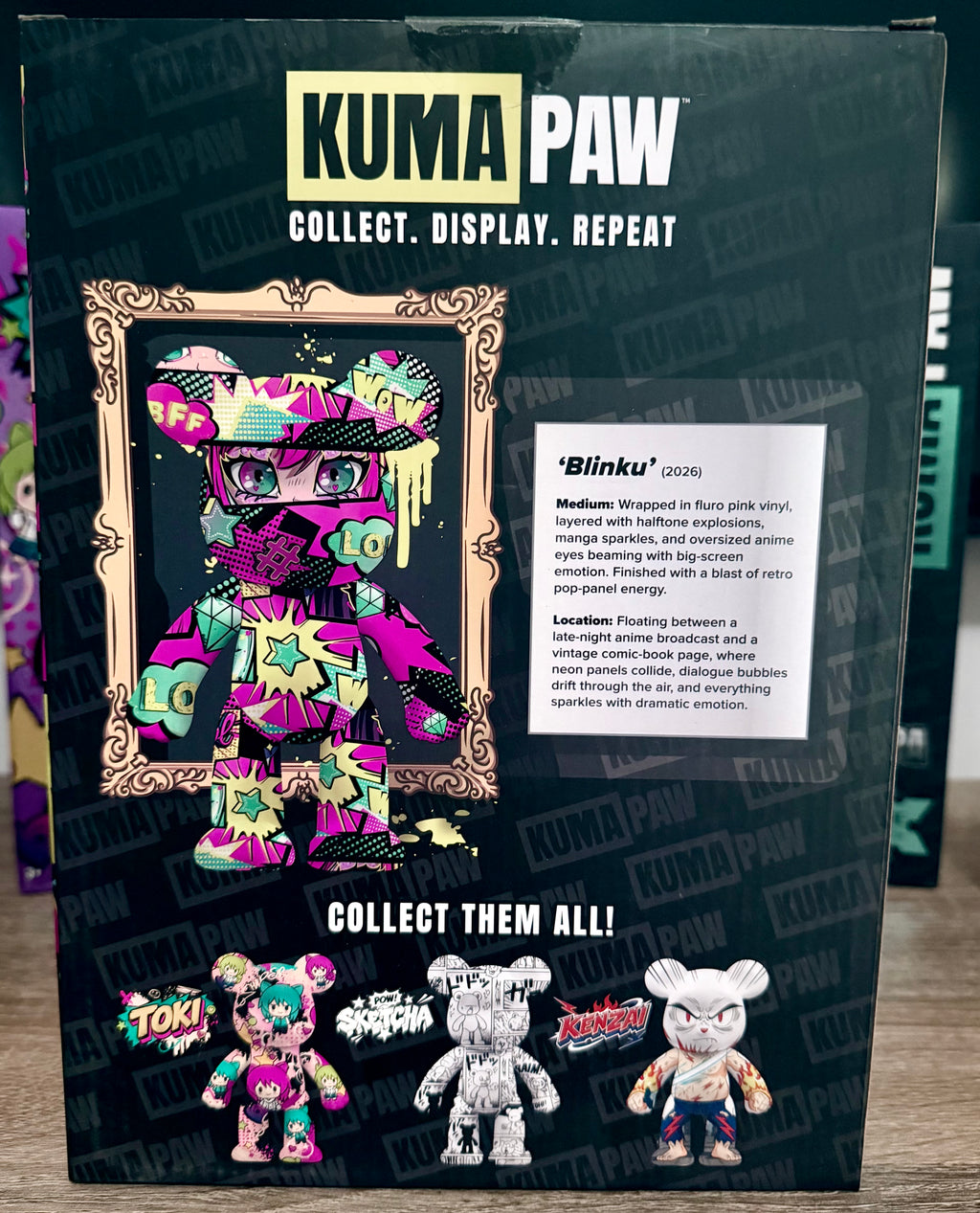 Kuma Paw SUPA Anime Edition Blinku 9.5” Designer Collectible Figure – New