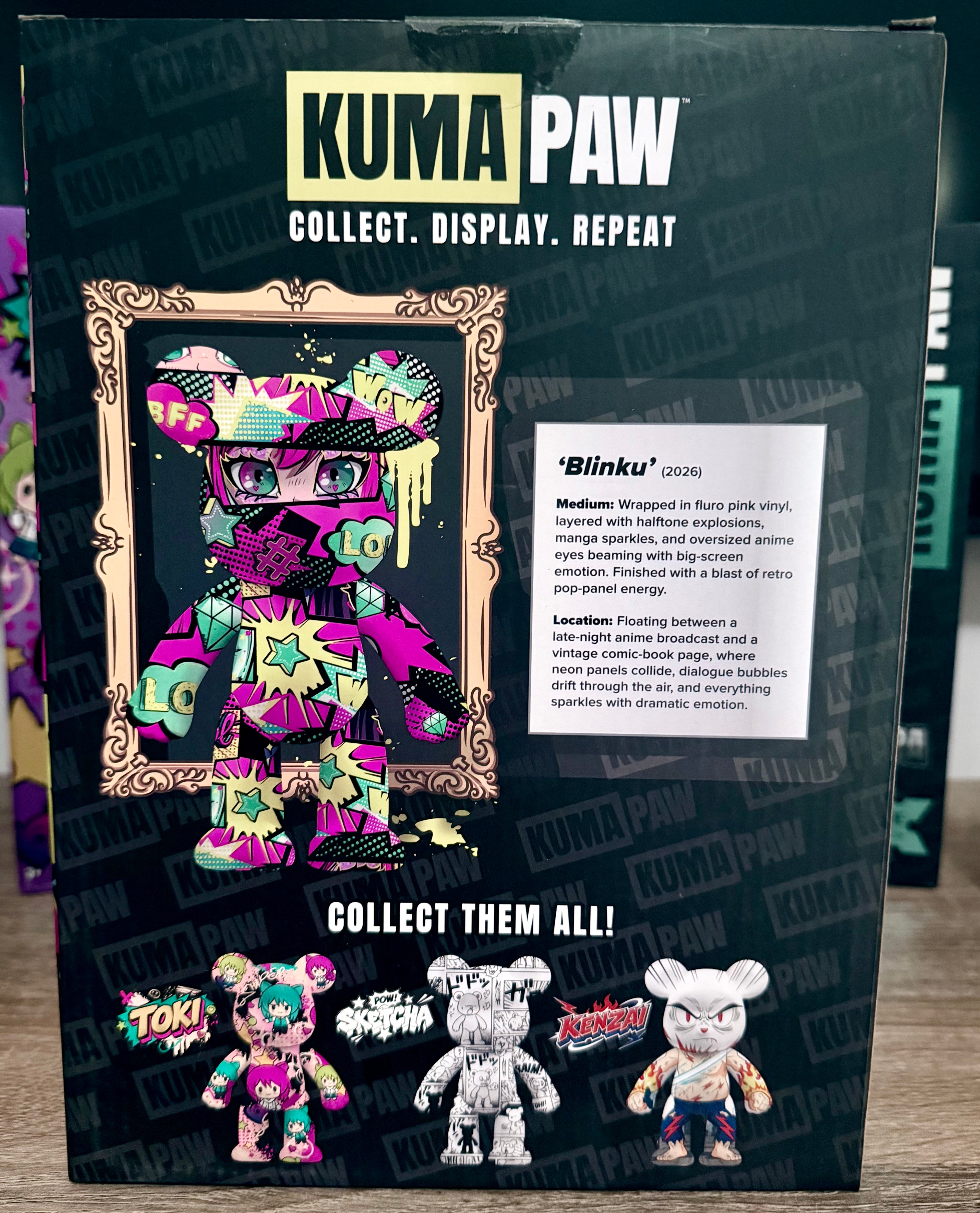 Kuma Paw SUPA Anime Edition Blinku 9.5” Designer Collectible Figure – New