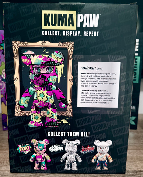 Kuma Paw SUPA Anime Edition Blinku 9.5” Designer Collectible Figure – New